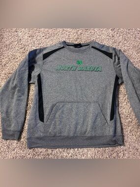 North Dakota Gray Crewneck Sweatshirt